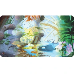 Bloomburrow Season Lands: Island (Four Seasons) Standard Gaming Playmat