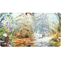 Bloomburrow Season Lands: Plains (Four Seasons) Standard Gaming Playmat