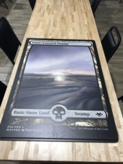 Snow-Covered Swamp - Giant Magicfest Card