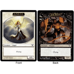 Angel // Demon Double-sided Token