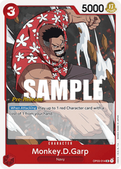 Monkey.D.Garp - OP03-014 - UC - Pillars of Strength Pre-release Promo
