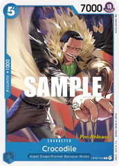 Crocodile - OP02-053 - P - Paramount War Pre-release Promo