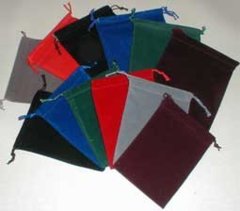 Small Velvet Dice Bag