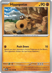 Hippopotas - 105/182 - Common - Reverse Holo