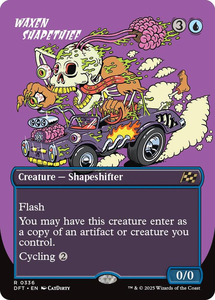 Waxen Shapethief (Borderless) - Foil