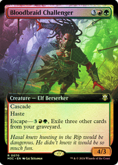 Bloodbraid Challenger - Extended Art - Ripple Foil