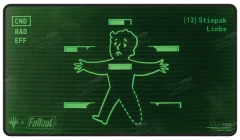Fallout® Inventory Management Black Stitched Standard Gaming Playmat for Magic: The Gathering