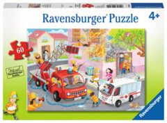 60 piece puzzle:  Firefighter Rescue!