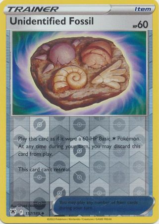 Unidentified Fossil - 157/189 - Uncommon - Reverse Holo