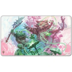 Bloomburrow Sylvan Tutor Stitched Edge Standard Gaming Playmat