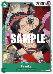 Franky - OP02-039 - P - Paramount War Pre-release Promo