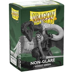 Dragon Shield - Green - Non-Glare - Matte Sleeves - Standard Size
