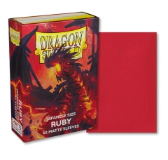 Dragon Shield Japanese Matte Sleeves - Ruby (60)