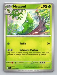 Metapod - 011/165 - Common - Reverse Holo