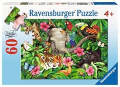 60 piece puzzle:  Tropical Friends