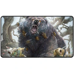 Bloomburrow Lumra, Bellow of the Woods Black Stitched Standard Gaming Playmat