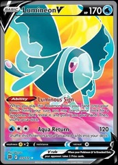 Lumineon V Full Art Ultra Rare - 155/172