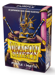 Dragon Shield Sleeves: Japanese Matte Purple (Box Of 60)