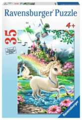 35 piece puzzle:  Unicorn Castle