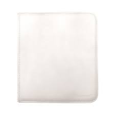 Vivid 12-Pocket Zippered PRO-Binder - White