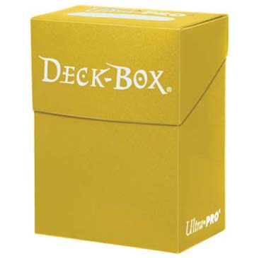 Ultra Pro Yellow Deck Box