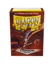 Dragon Shield Box of 100 in Matte Crimson