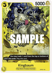 Kingbaum - OP03-100 - C - Pillars of Strength Pre-release Promo