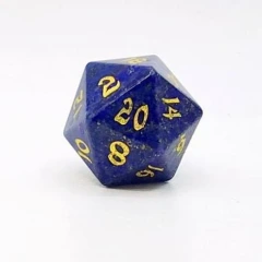 Lapis Lazuli Stone D20