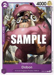 Dobon - OP02-080 - P - Paramount War Pre-release Promo
