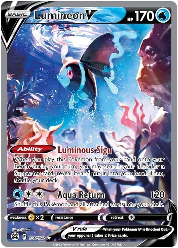 Lumineon V Alternate Full Art - 156/172