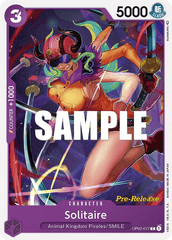 Solitaire - OP02-077 - P - Paramount War Pre-release Promo