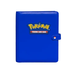 Premium Blue 4-Pocket Snap Binder for Pokémon