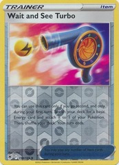 Wait and See Turbo - 158/189 - Uncommon - Reverse Holo