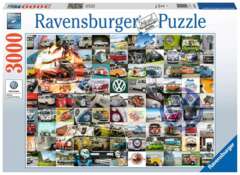 3000 Piece Puzzle: 99 VW Campervan Moments