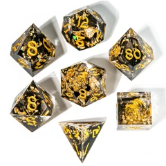 Tainted Treasures Captured Magic Sharp Resin Dice