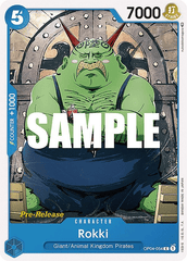 Rokki - OP04-054 - C - Kingdoms of Intrigue Pre-release Promo