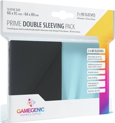 Gamegenic - Prime Double Sleeving Pack 100 - Black