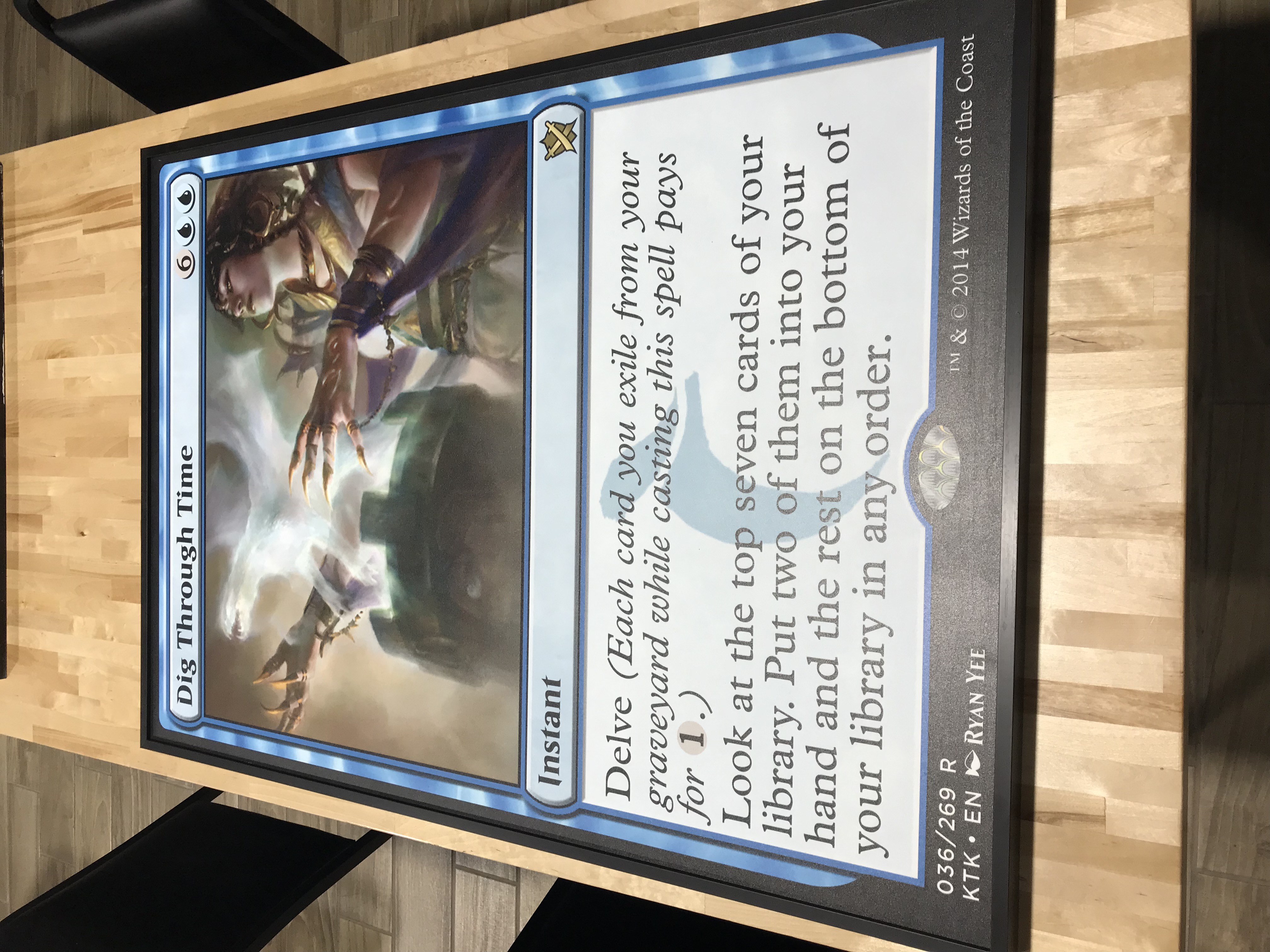Dig Through Time - Giant Magicfest Card