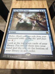 Dig Through Time - Giant Magicfest Card