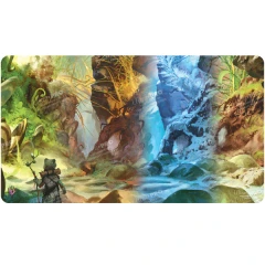 Bloomburrow Season Lands: Swamp (Four Seasons) Standard Gaming Playmat