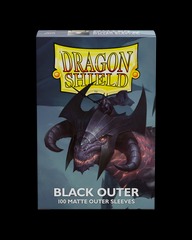 Dragon Shield Standard - Matte Black Outer Sleeves