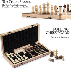 15in Chess & Checkers Set