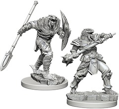 Dungeons & Dragons Nolzur`s Marvelous Unpainted Miniatures: W05 Dragonborn Male Fighter with Spear