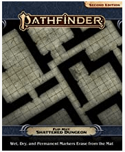Pathfinder RPG: Flip-Mat - Shattered Dungeon