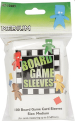 Medium Board Game Sleeves 57mm x 89mm (100)