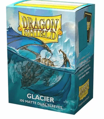 Dragon Shield: (100) Matte Dual - Glacier