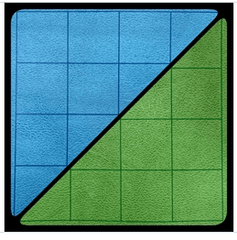 Battlemat 1 Square Reversible Blue/Green 23.5 x 26 CHX 96465