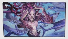 Magic the Gathering CCG: Dominaria Remastered Black Stitched Playmat - V5