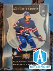 2020-21 UD Artifacts Rookie Tribute Canadiens ALEXANDER ROMANOV #/750