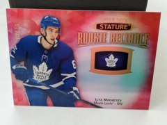 2019-20 Upper Deck Stature Ilya Mikheyev #RR-10 Rookie Reliance Red 13/45 Maple Leafs